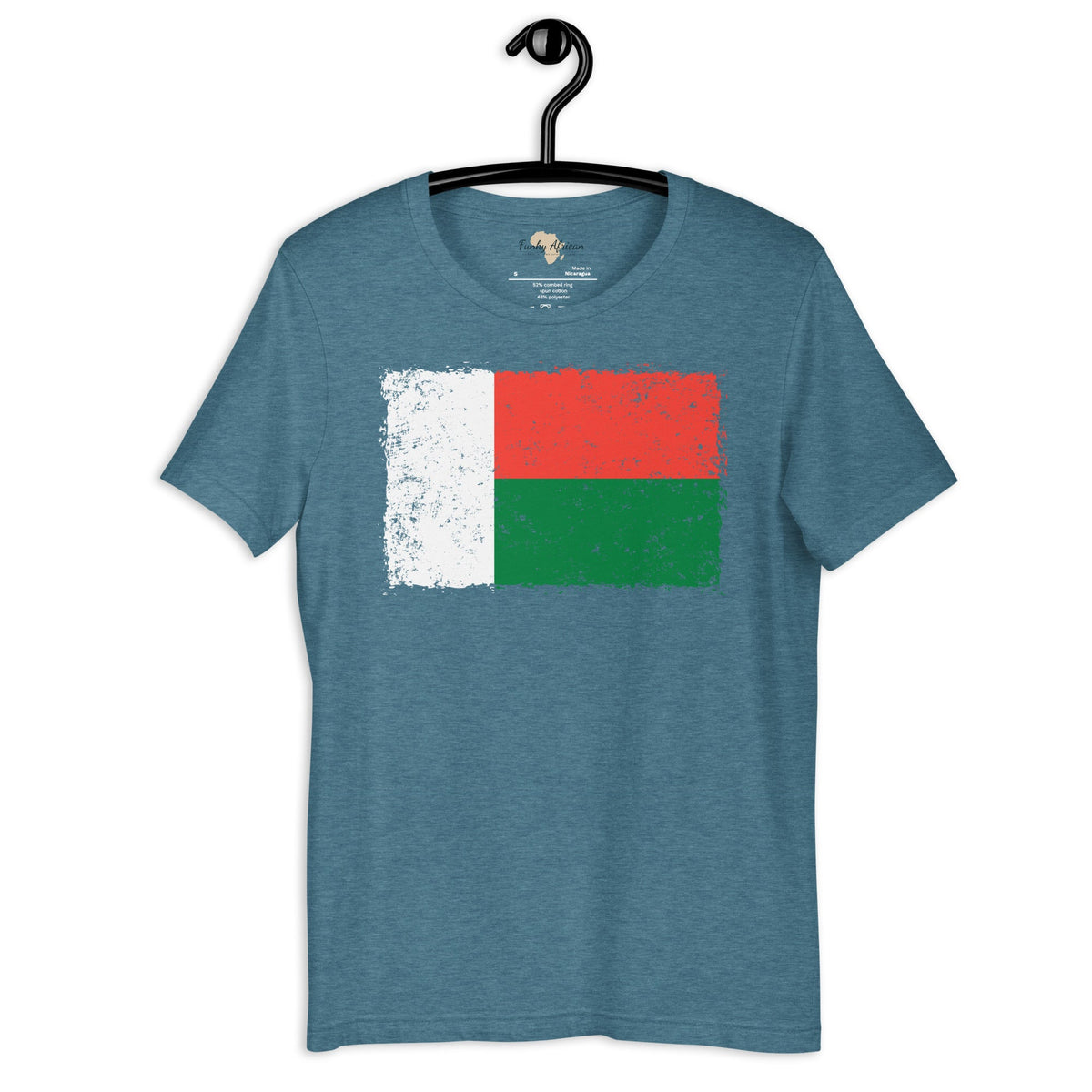 Madagascar grunge unisex tee Funky African