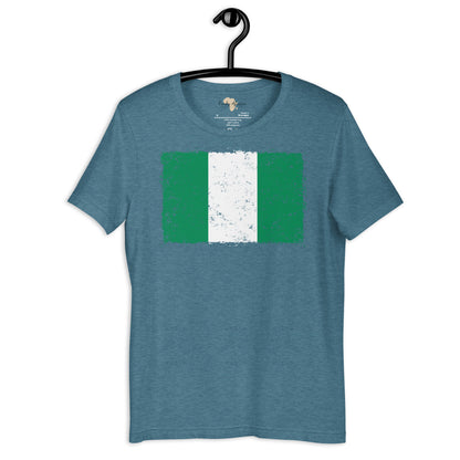 Nigeria grunge unisex tee