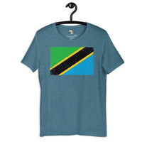 Tanzania grunge unisex tee Funky African