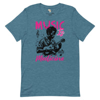 Music is medicine unisex t-shirt Funky African