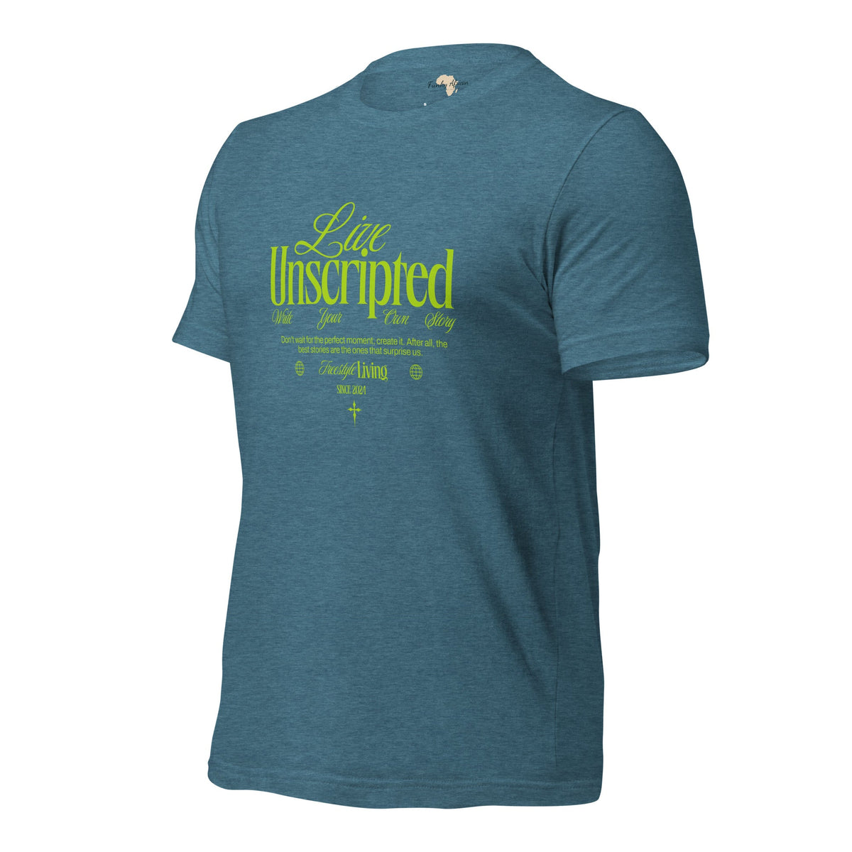 Live Unscripted Unisex t-shirt Funky African