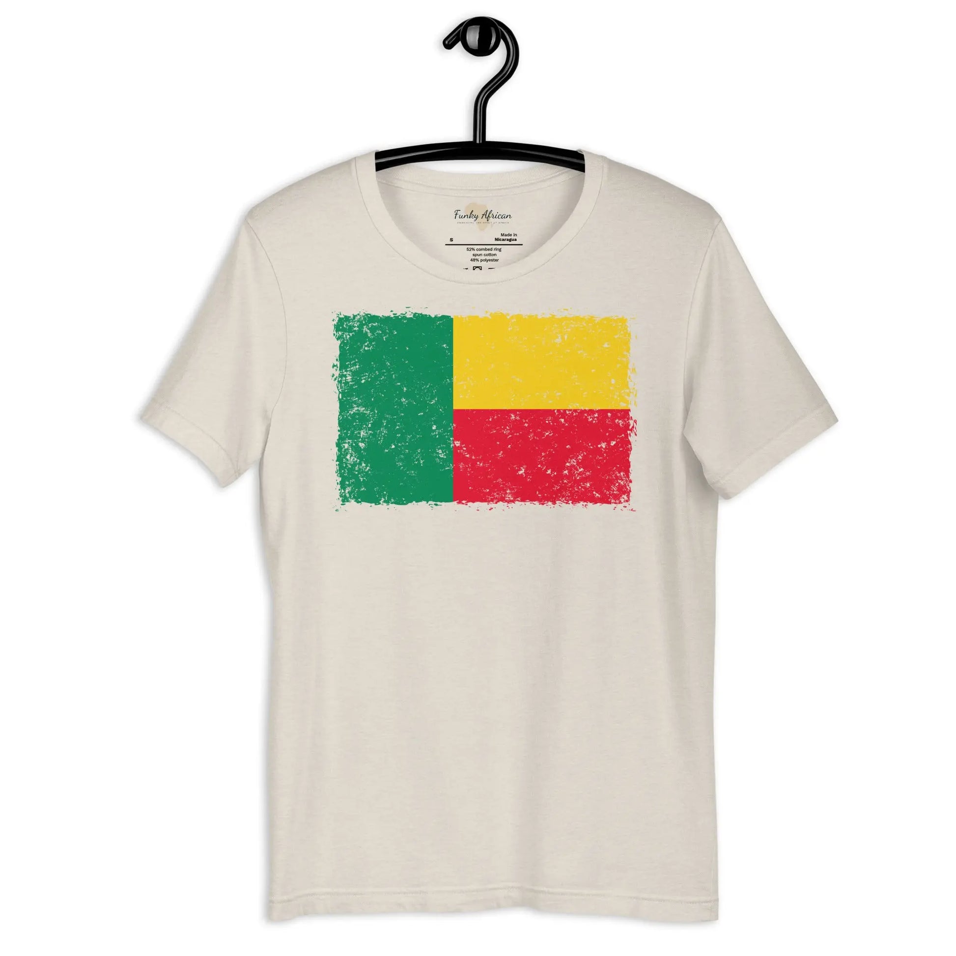 Benin grunge unisex tee Funky African