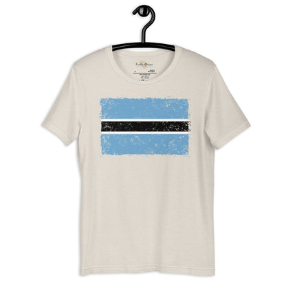 Botswana grunge unisex tee