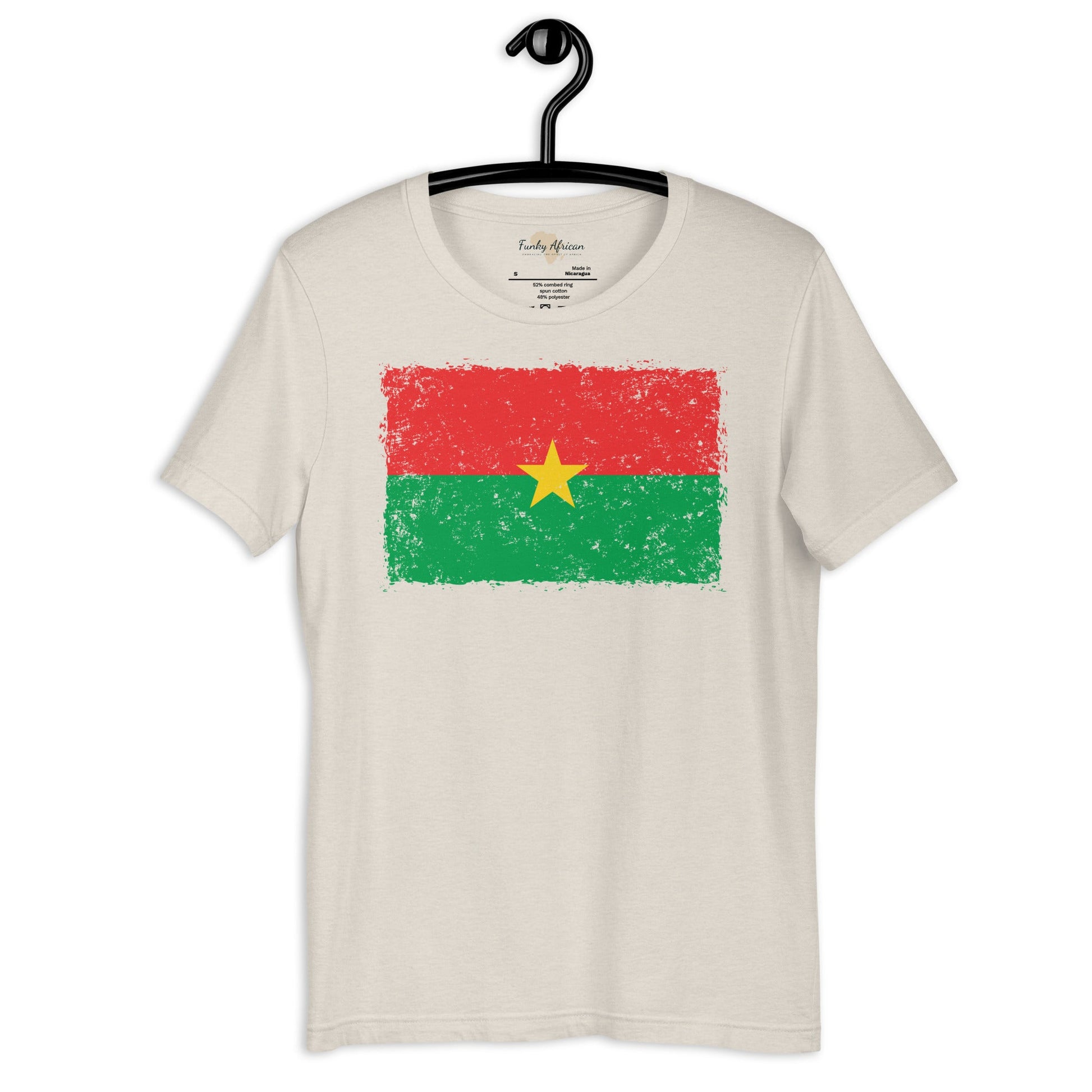 Burkina Faso grunge unisex tee Funky African