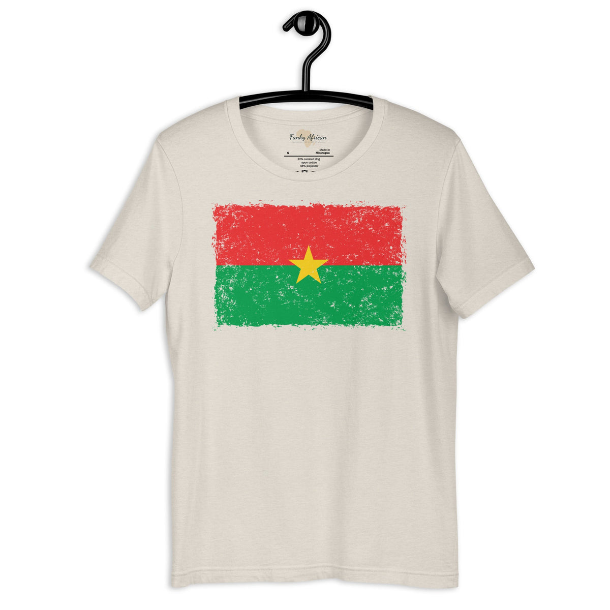 Burkina Faso grunge unisex tee Funky African