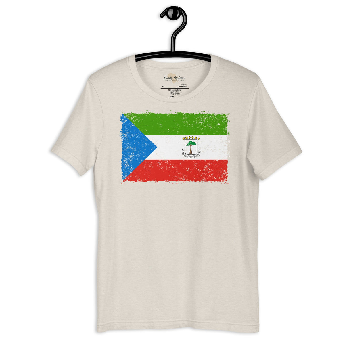 Equatorial Guinea grunge unisex tee Funky African