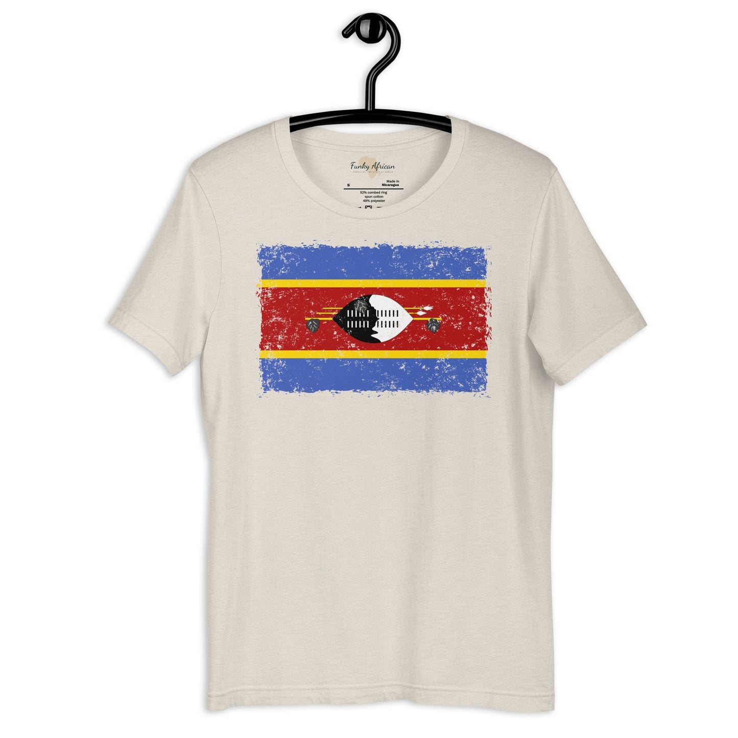 Eswatini grunge unisex tee