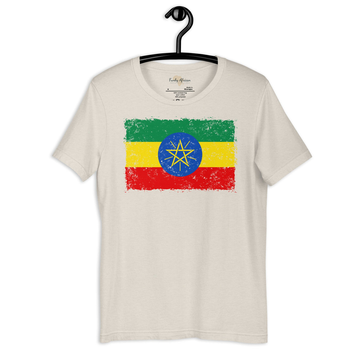 Ethiopia grunge unisex tee Funky African