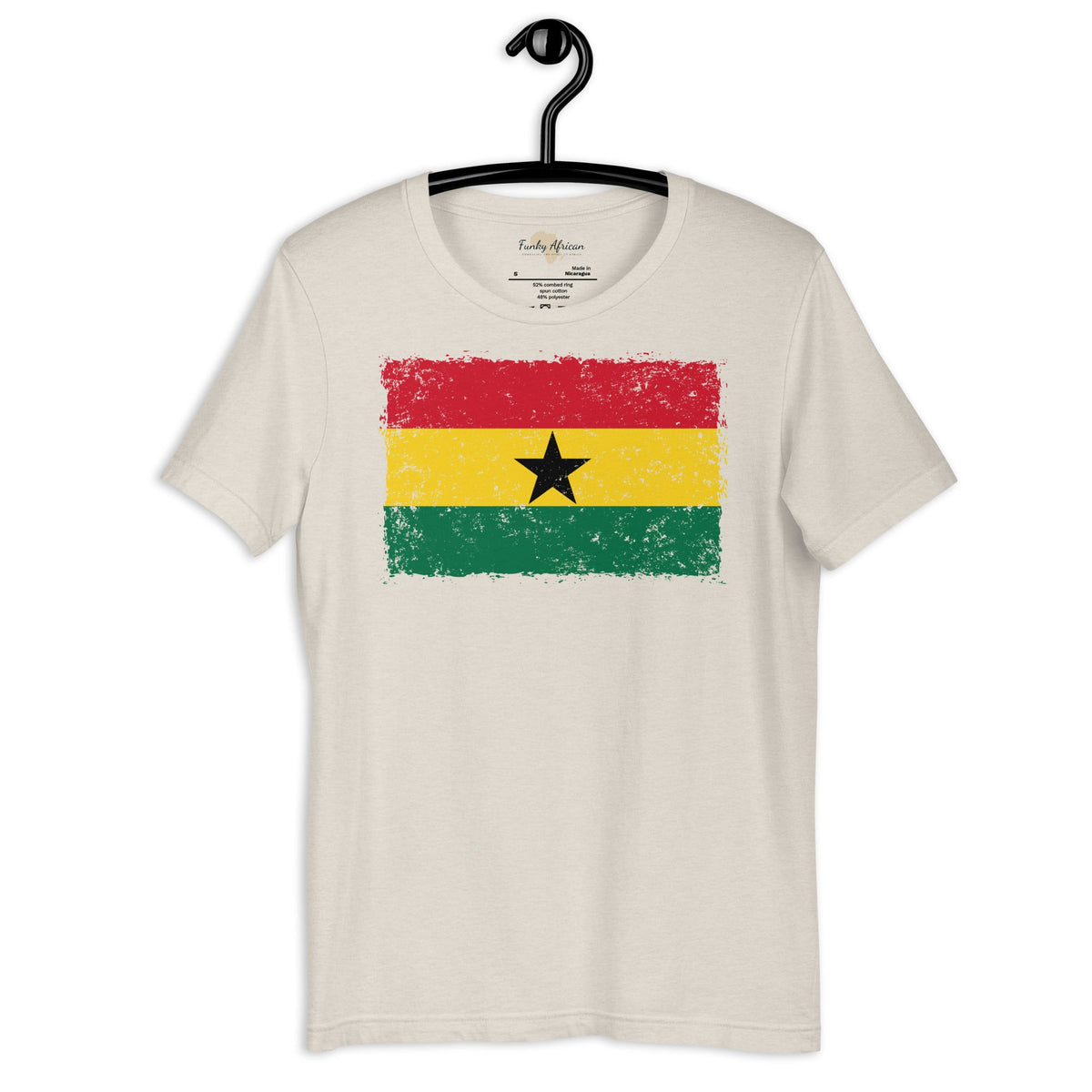 Ghana grunge unisex tee Funky African