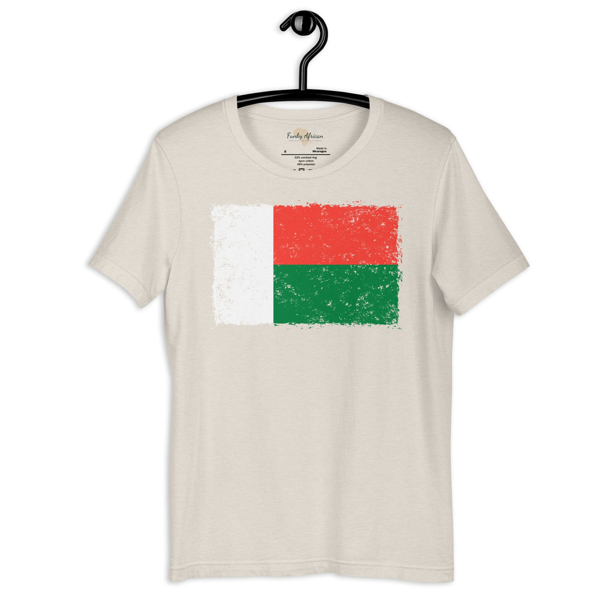 Madagascar grunge unisex tee Funky African