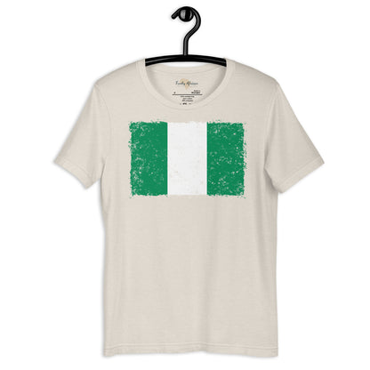 Nigeria grunge unisex tee