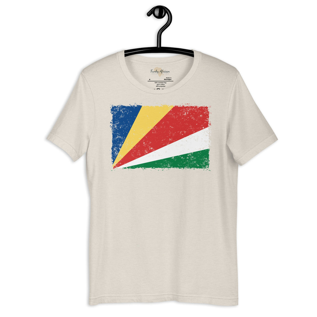 Seychelles grunge unisex tee Funky African