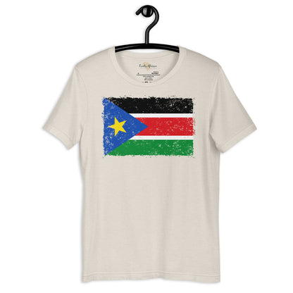 South Sudan grunge unisex tee