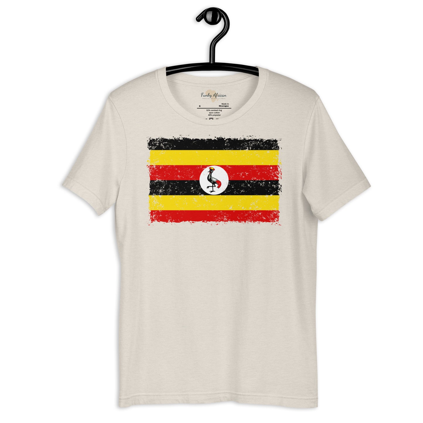 Uganda grunge unisex tee