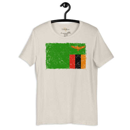 Zambia grunge unisex tee