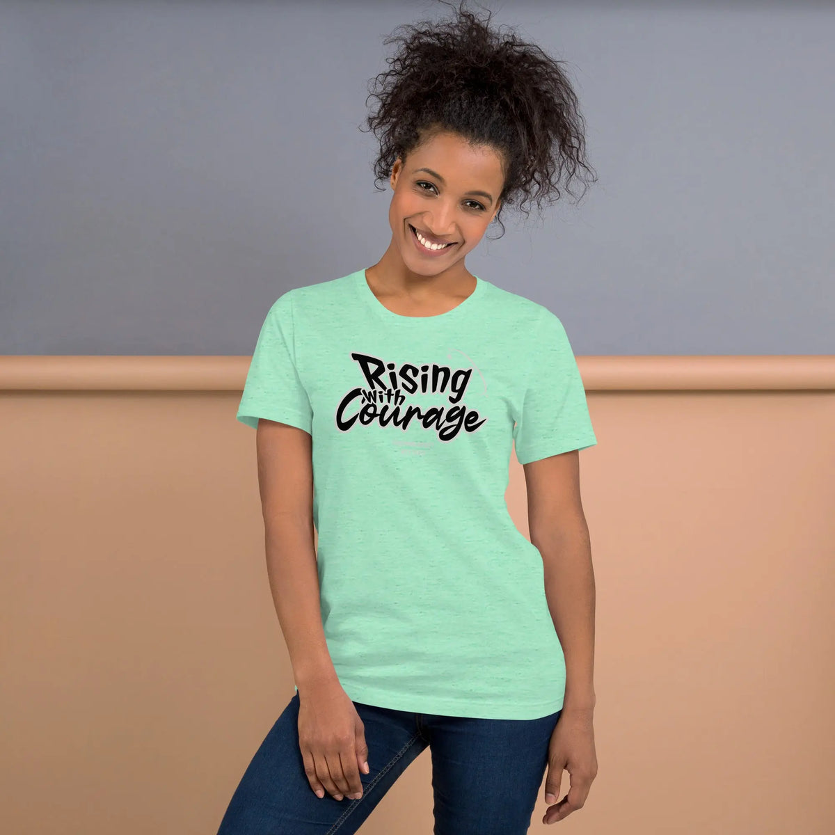 Rising with courage unisex t-shirt Funky African