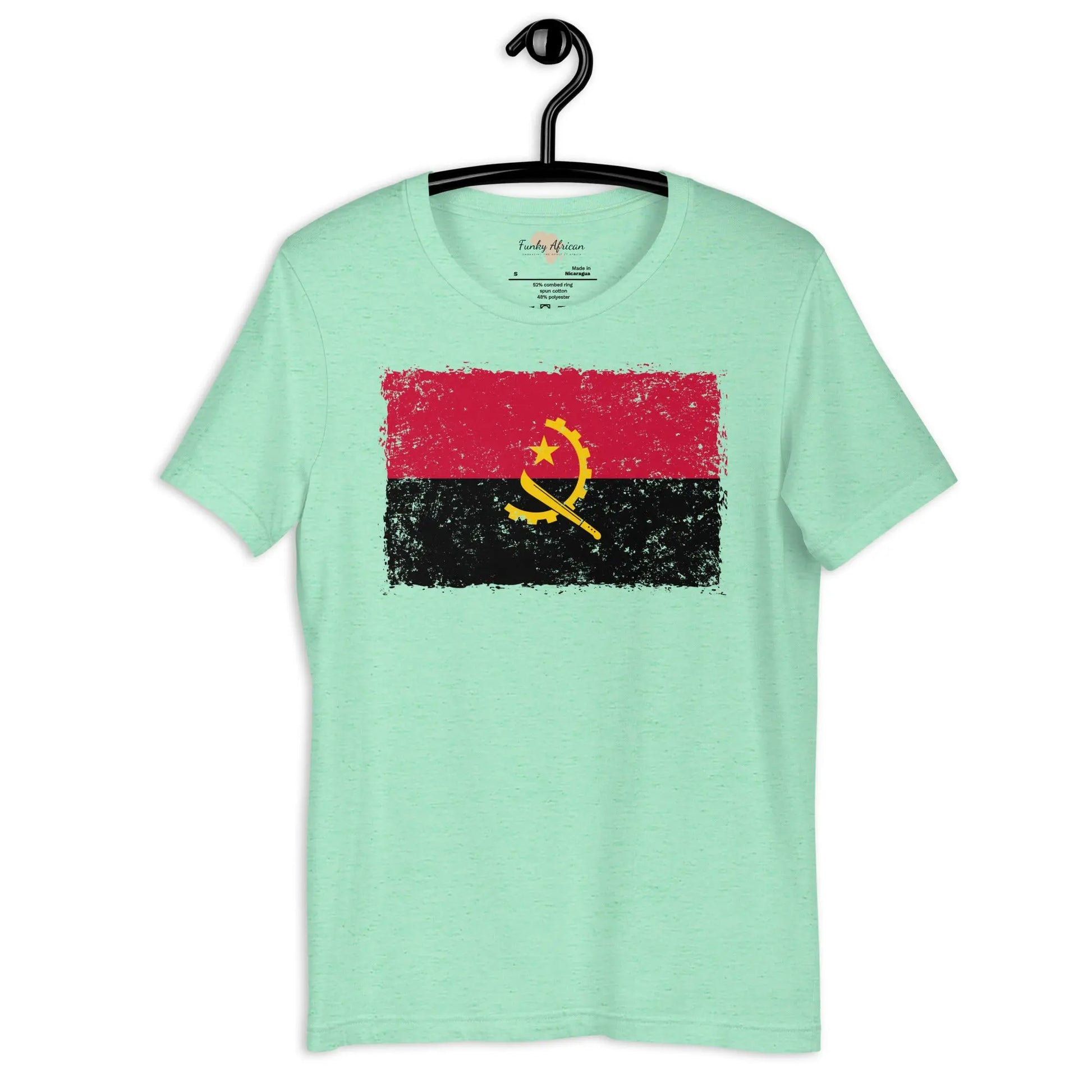 Angolan grunge unisex tee Funky African