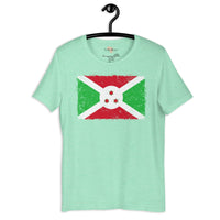 Burundi grunge unisex tee Funky African