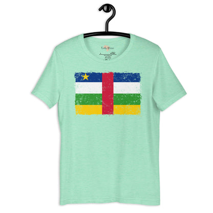 Central African Republic grunge unisex tee