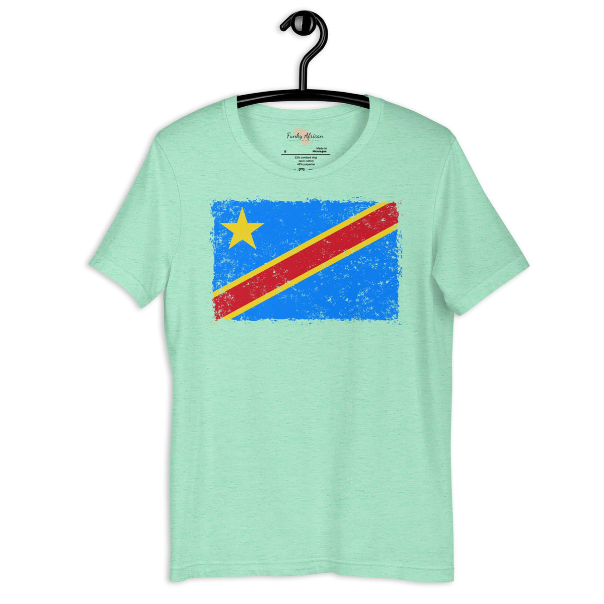 DR Congo grunge unisex tee Funky African