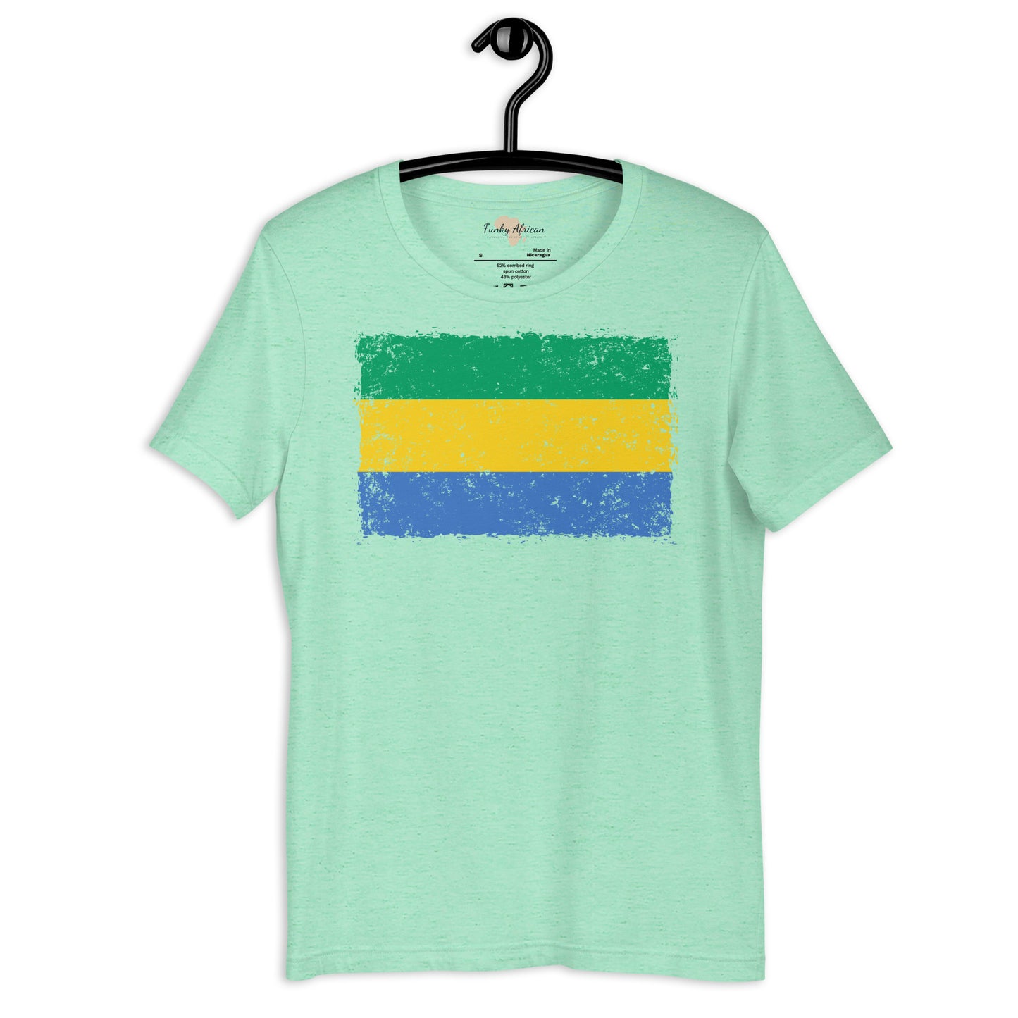 Gabon grunge unisex tee