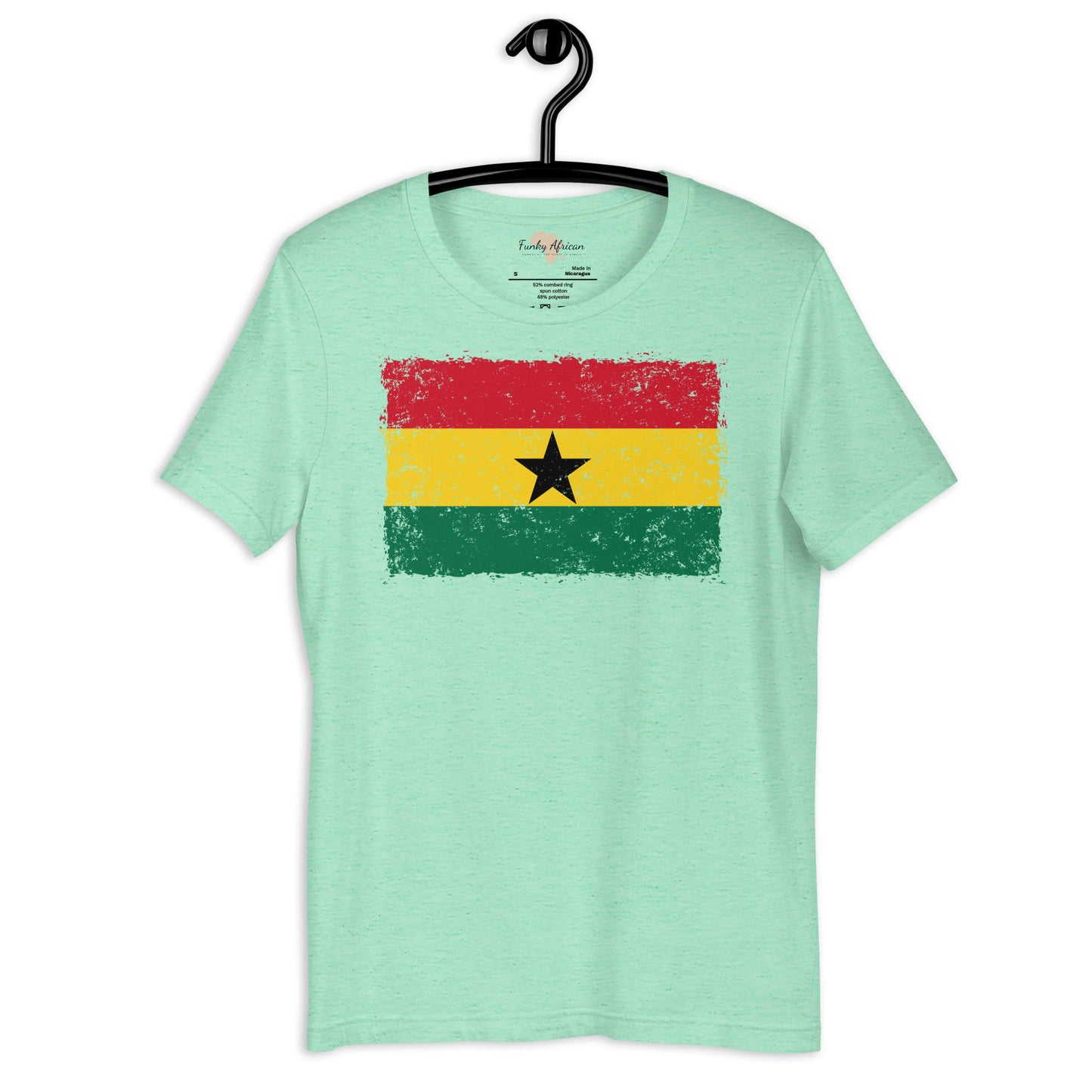 Ghana grunge unisex tee