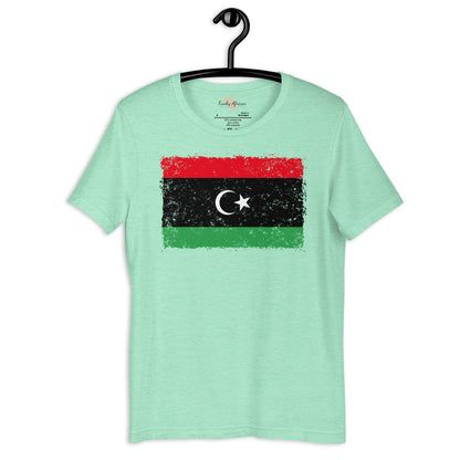 Libya grunge unisex tee