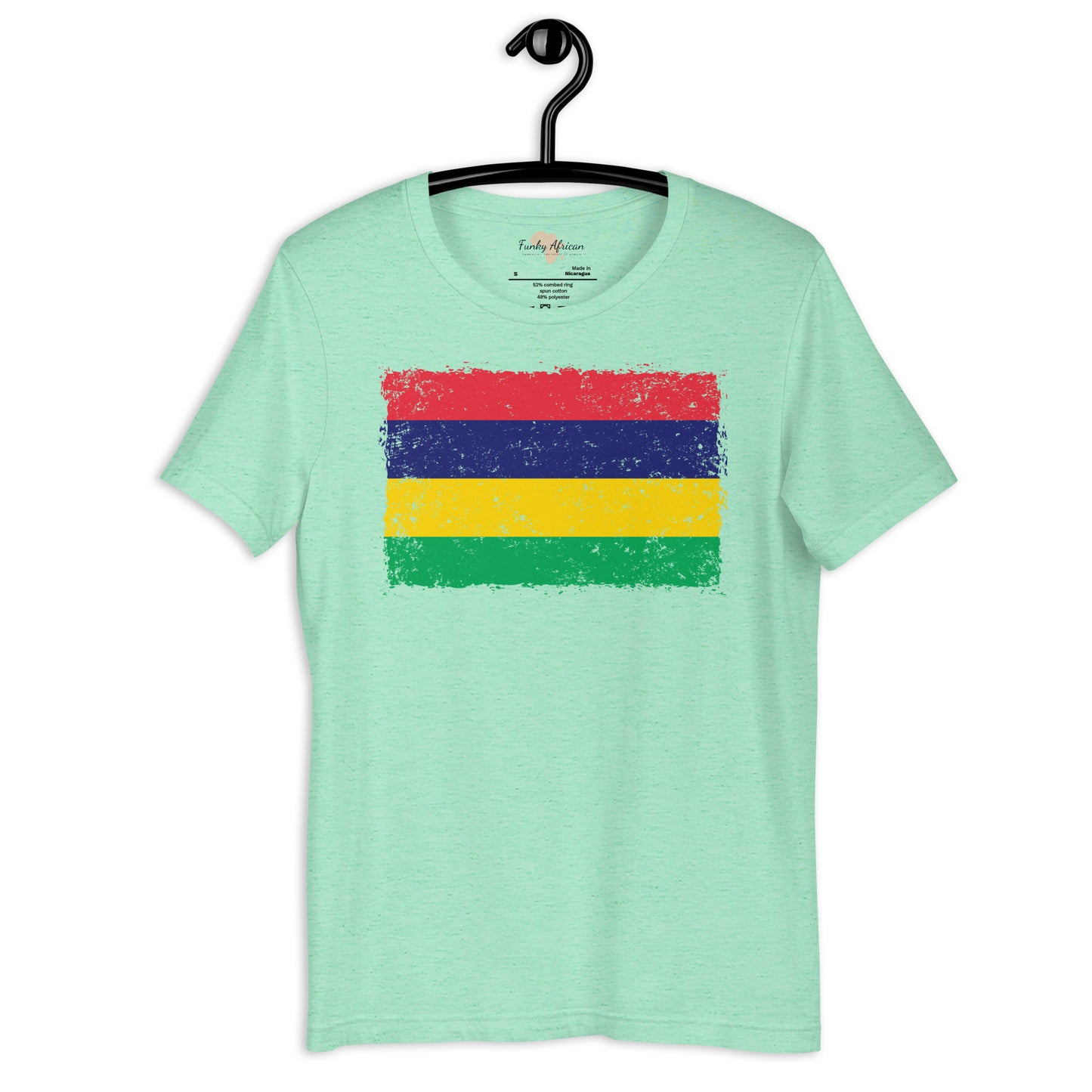 Mauritius grunge unisex tee