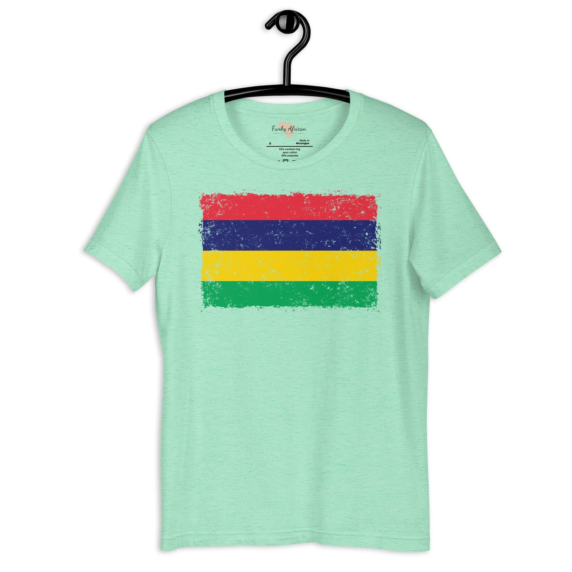 Mauritius grunge unisex tee Funky African