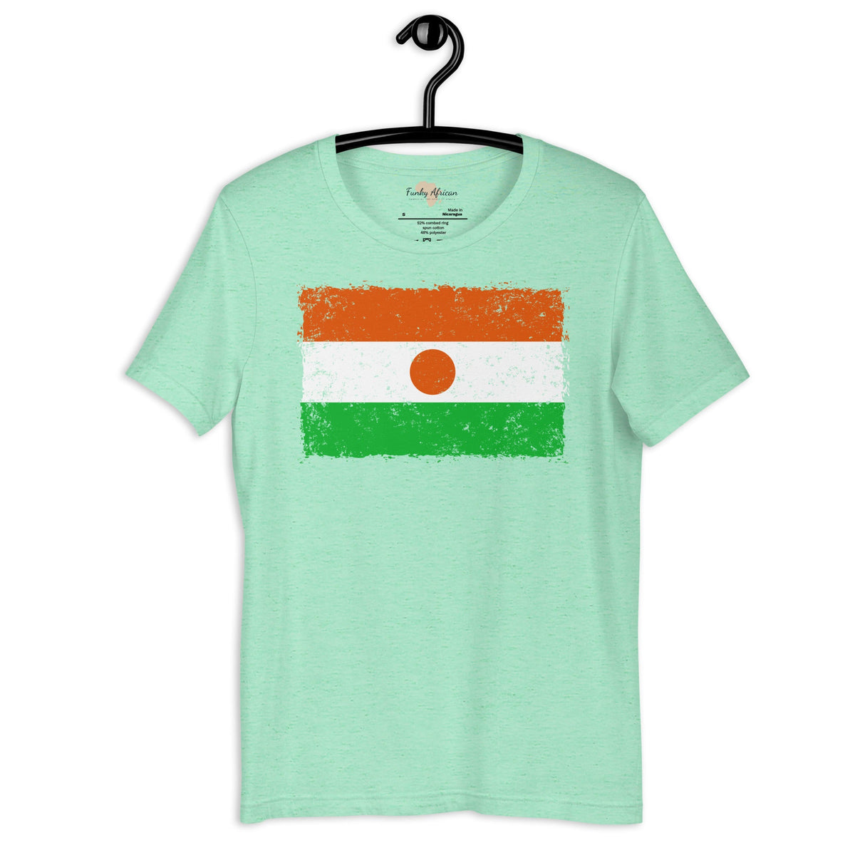 Nigerien grunge unisex tee Funky African