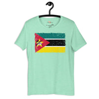 Mozambique grunge unisex tee Funky African