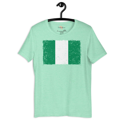 Nigeria grunge unisex tee