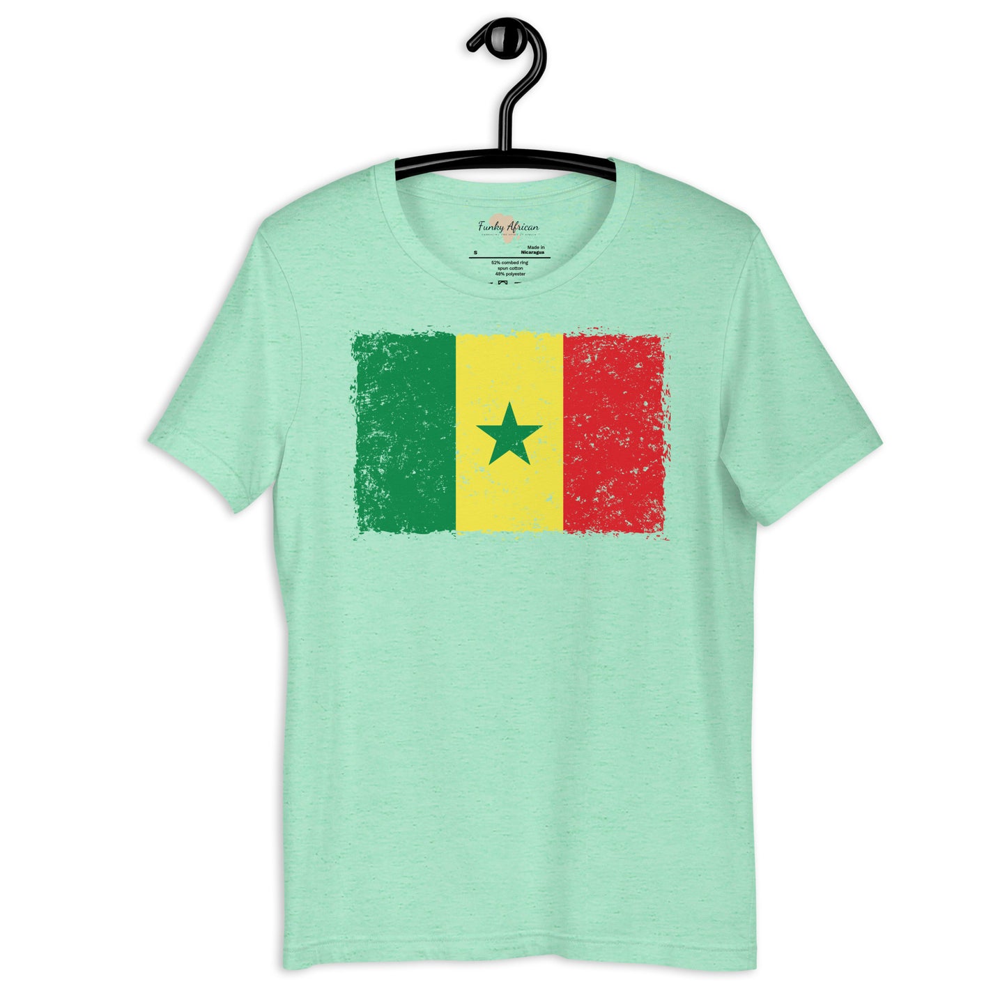 Senegal grunge unisex tee