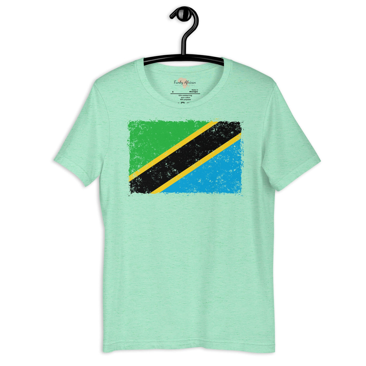 Tanzania grunge unisex tee Funky African