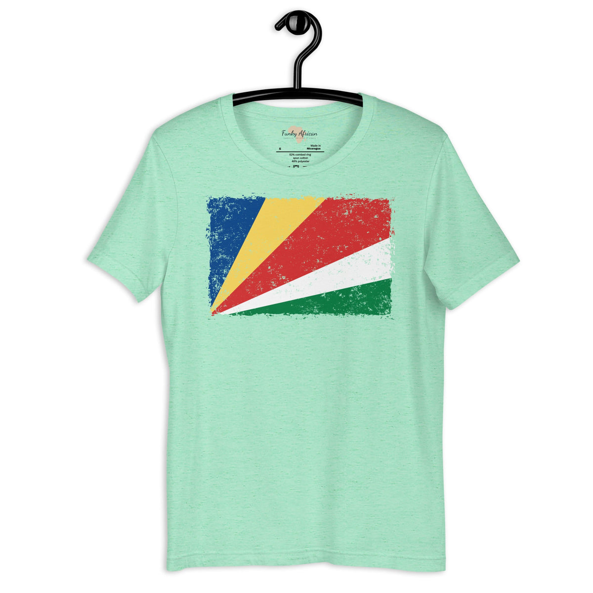 Seychelles grunge unisex tee Funky African