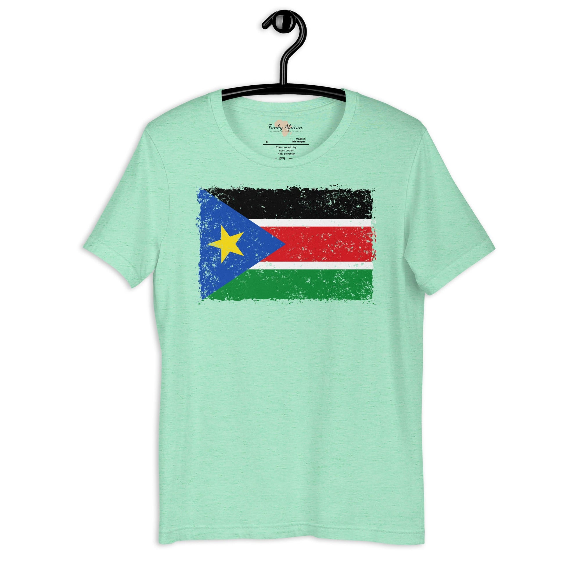 South Sudan grunge unisex tee Funky African
