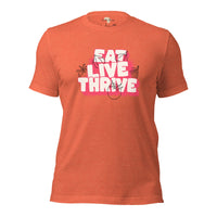 Eat live thrive unisex t-shirt Funky African