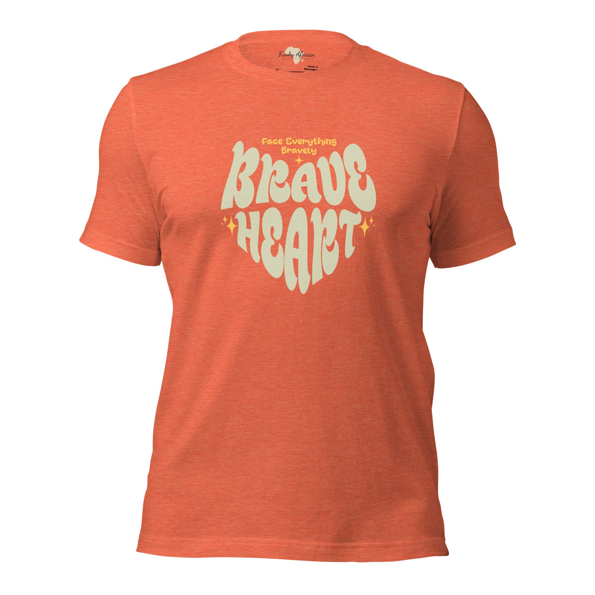 Brave Heart Unisex t-shirt Funky African