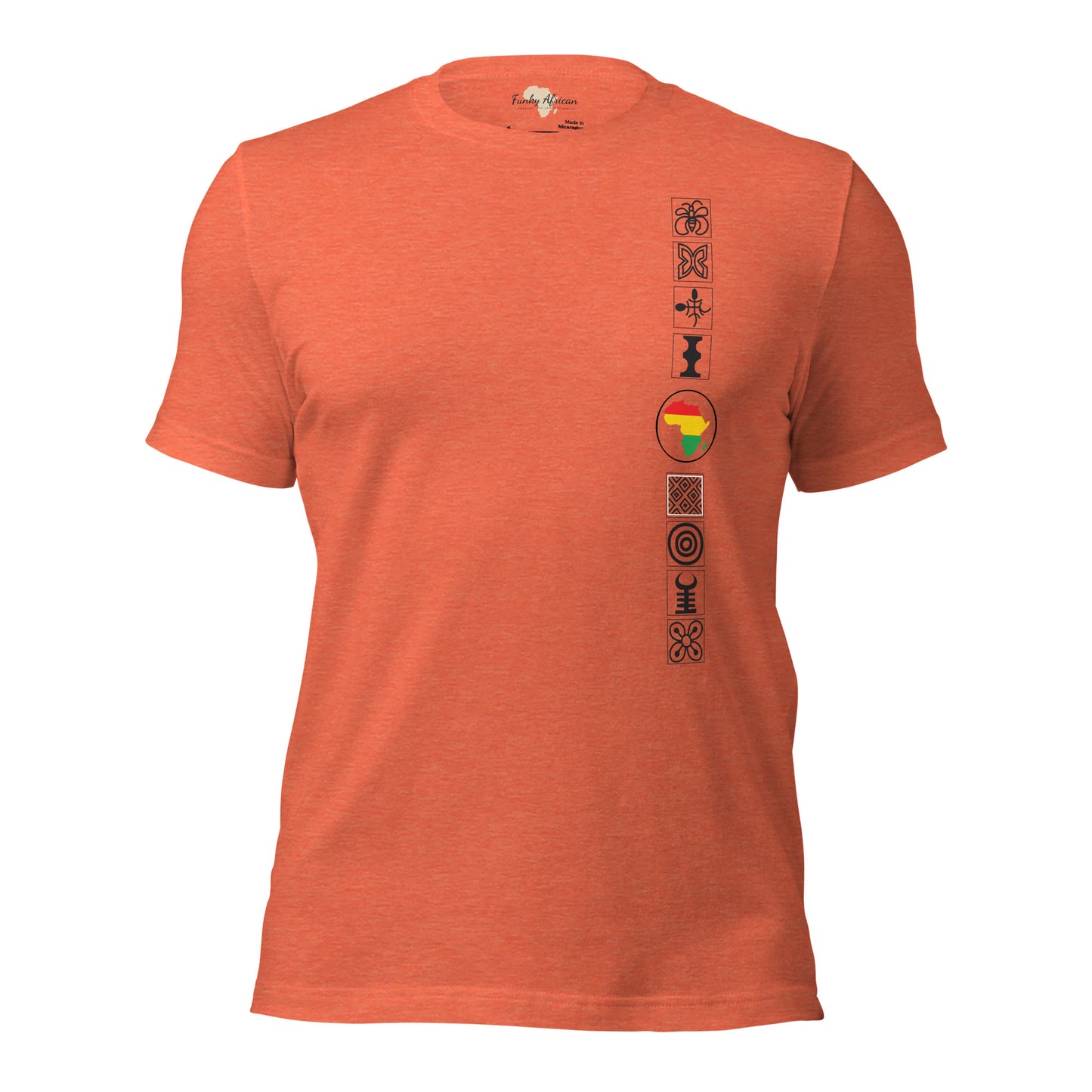 Adinkra Sided Unisex t-shirt