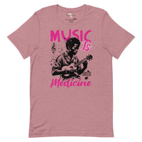 Music is medicine unisex t-shirt Funky African