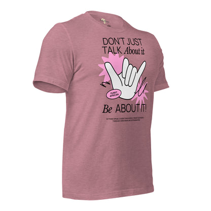 Be About it Unisex t-shirt