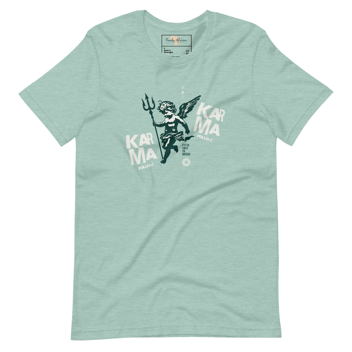 Karma follows unisex tee Funky African