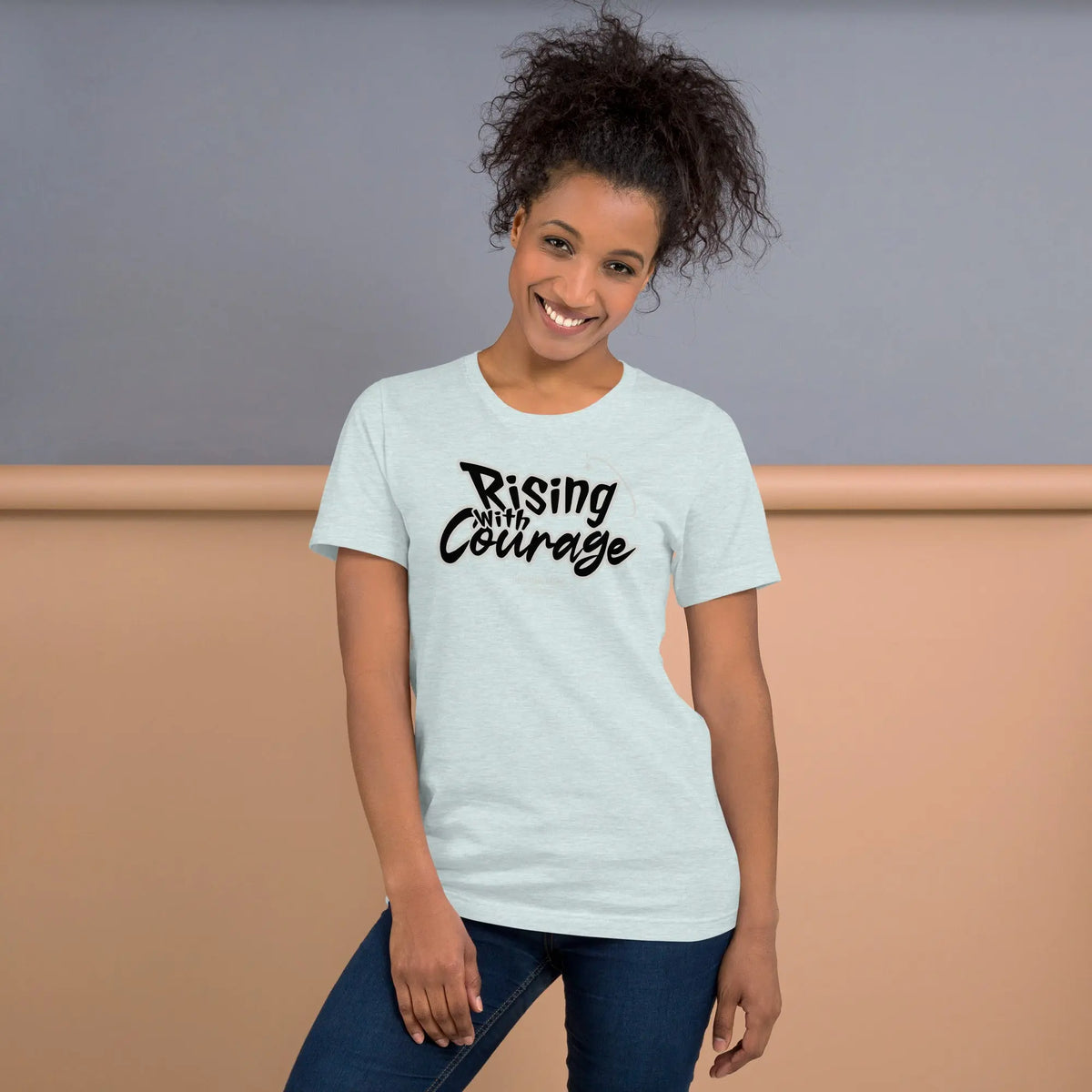 Rising with courage unisex t-shirt Funky African