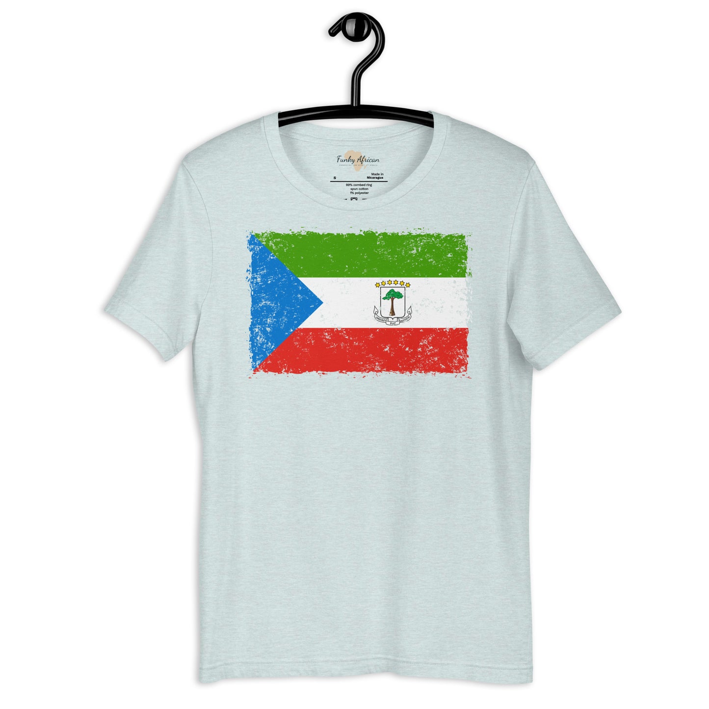 Equatorial Guinea grunge unisex tee