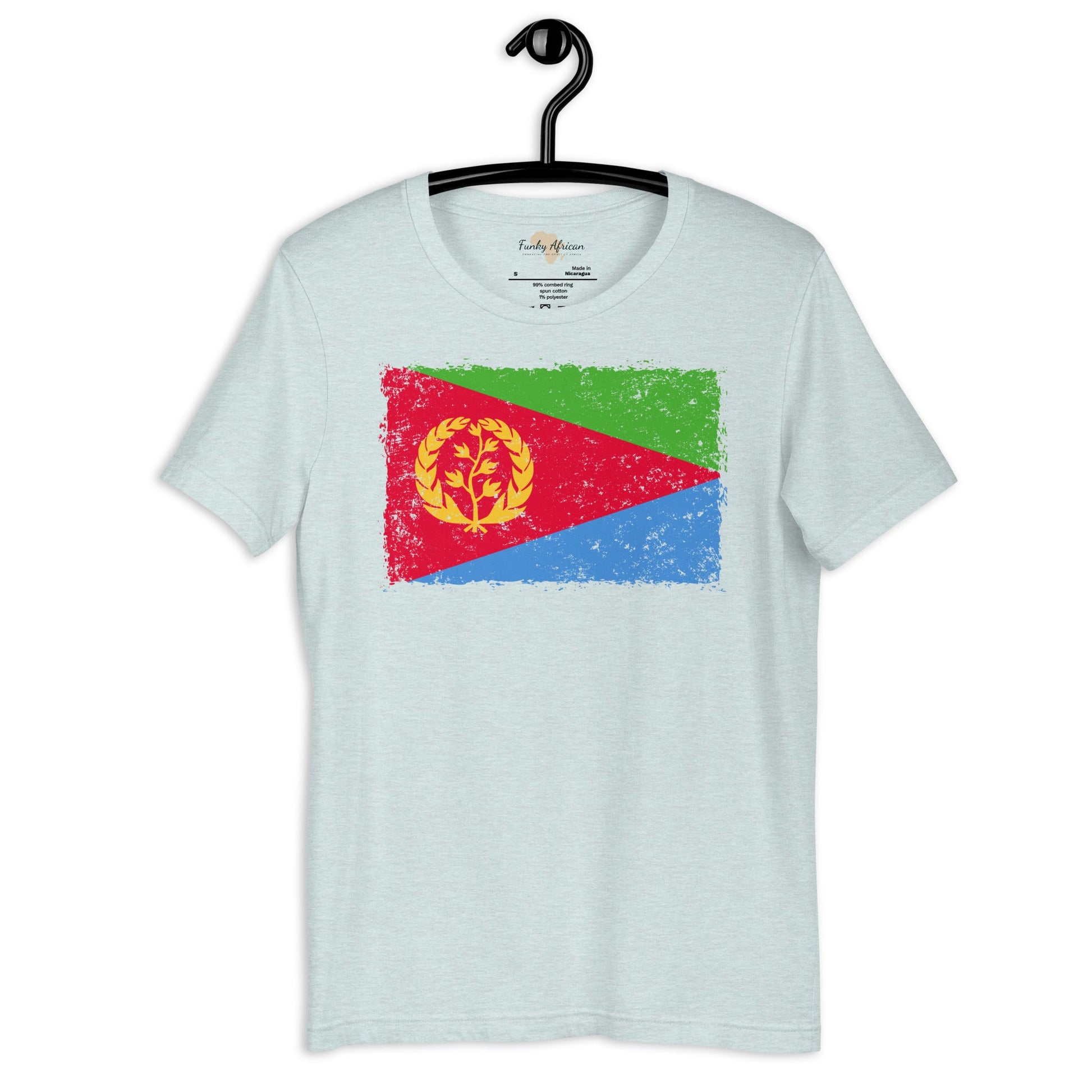 Eritrea grunge unisex tee Funky African