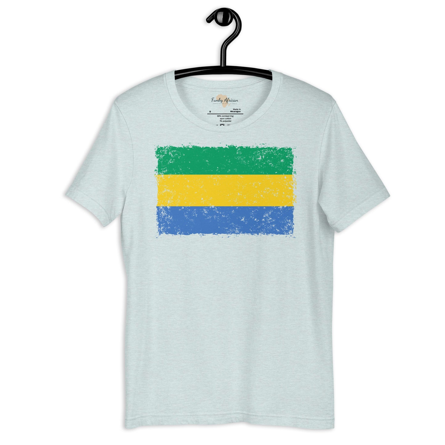 Gabon grunge unisex tee