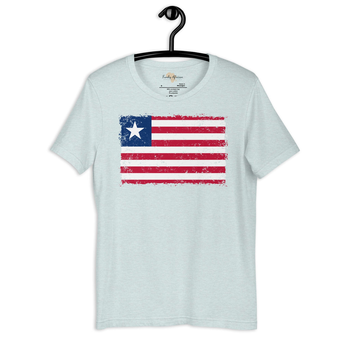 Liberia grunge unisex tee Funky African