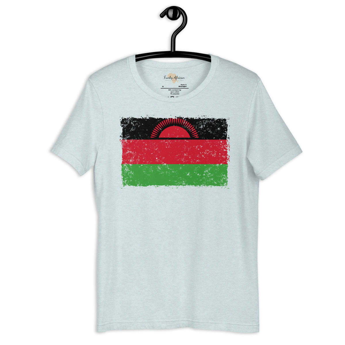 Malawi grunge unisex tee Funky African