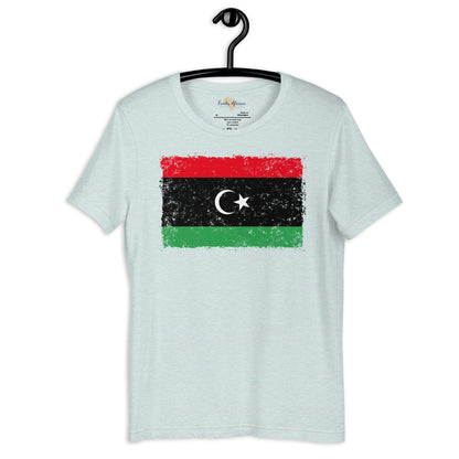 Libya grunge unisex tee