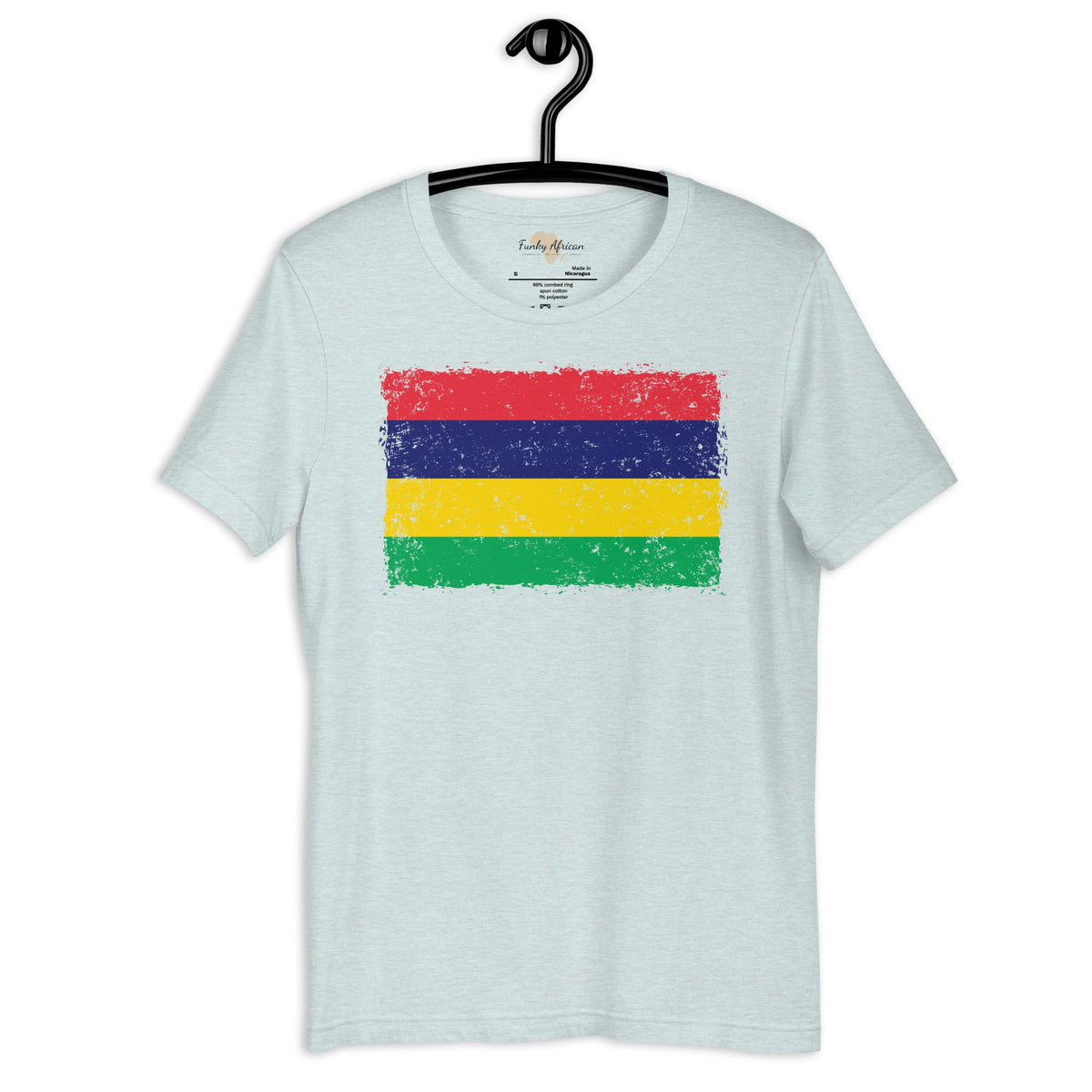 Mauritius grunge unisex tee Funky African